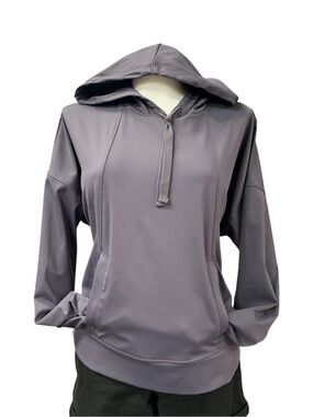 Ideology Hooded Pullover Sweatshirt - Gray Size M
